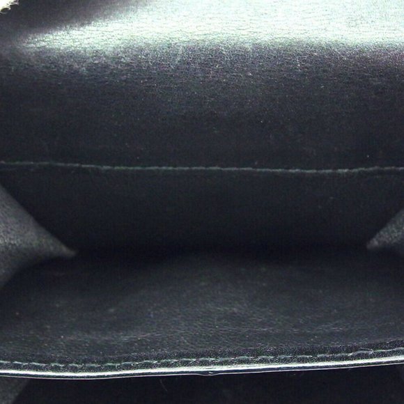 GUCCI W Hook Wallet Lizard Vigma Press Leather Auth USED F1619 - Picture 3 of 10